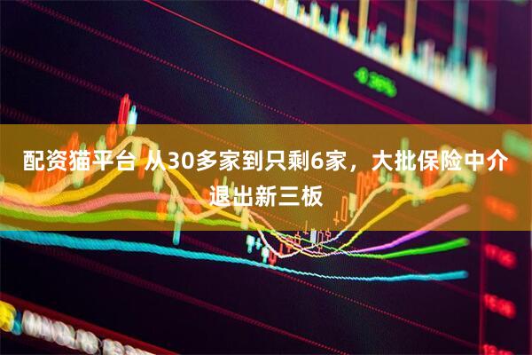 配资猫平台 从30多家到只剩6家,大批保险中介退出新三板